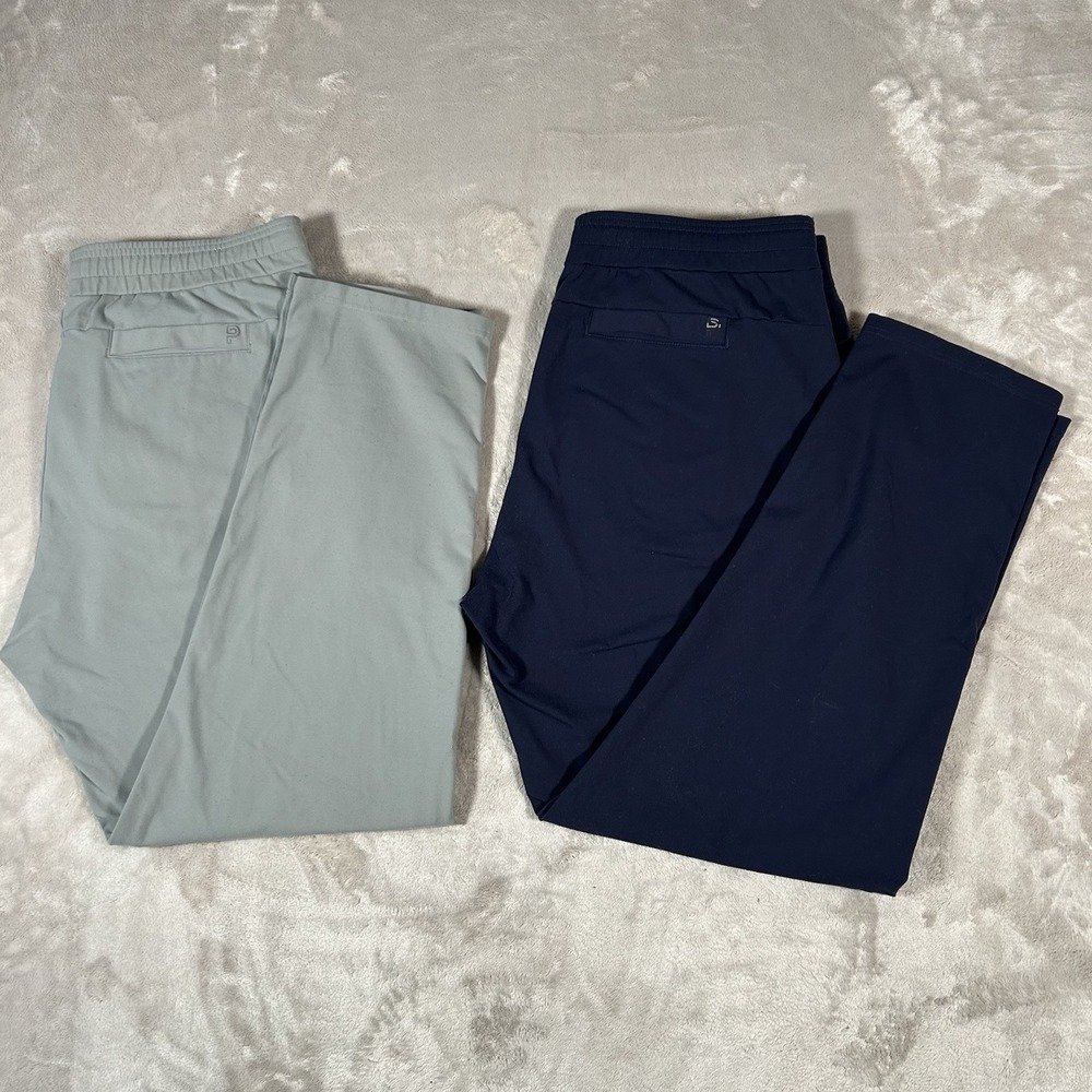 Public Rec Gamechanger Jogger Mens 40x30 Lot of 2 Navy Gray Stretch Golf Pants